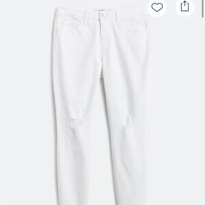 White Distressed Jeans